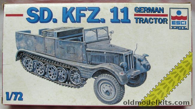 ESCI 1/72 Sd. Kfz.11 German Half-Track, 8348 plastic model kit